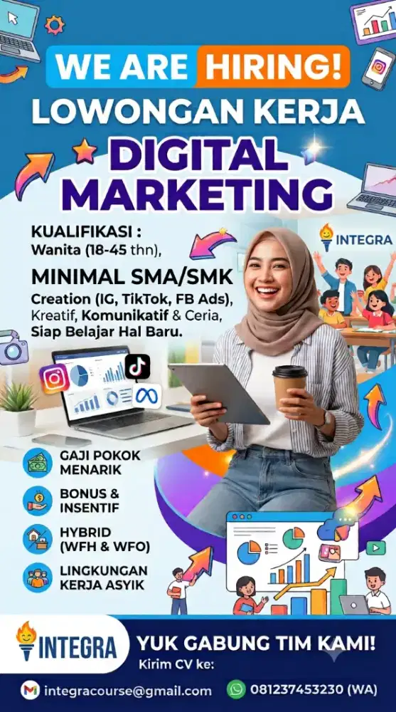 Digital Marketing Bimbel - Part Time