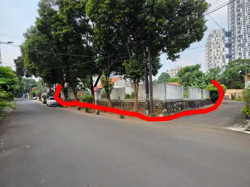 Di Jual : Tanah / Kavling Pinggir Jalan SHM Menteng Dalam Jakarta Selatan