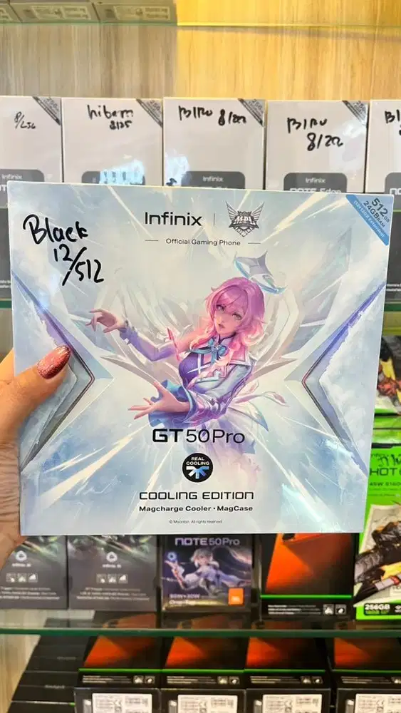Infinix GT 50pro 12/512 giftbox coolerfan