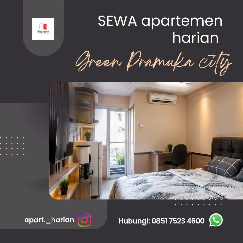sewa apartemen harian green Pramuka city Jakarta pusat