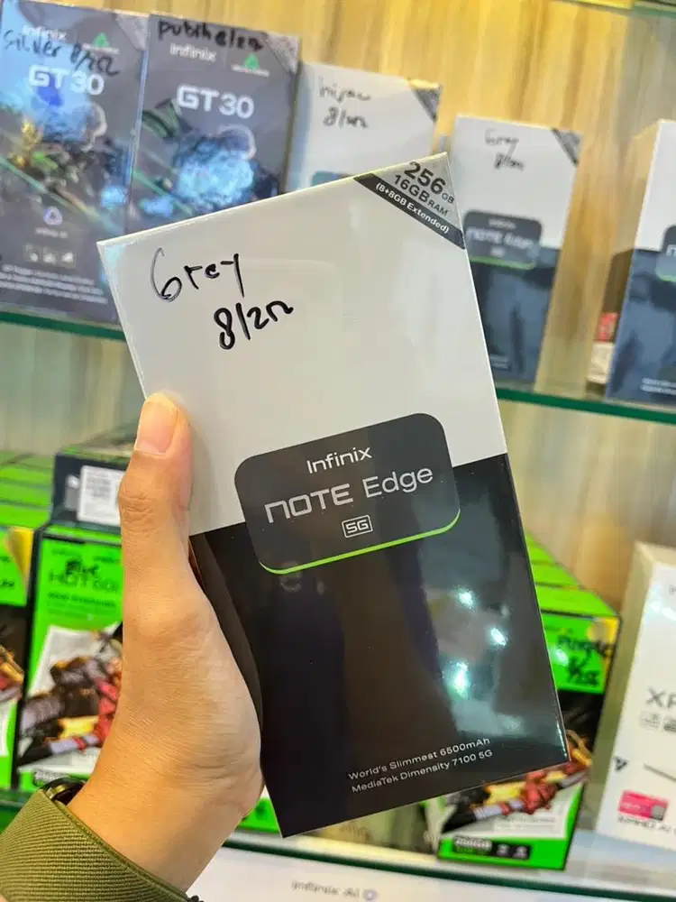Infinix note edge 5g 8/256 (layar lengkung)