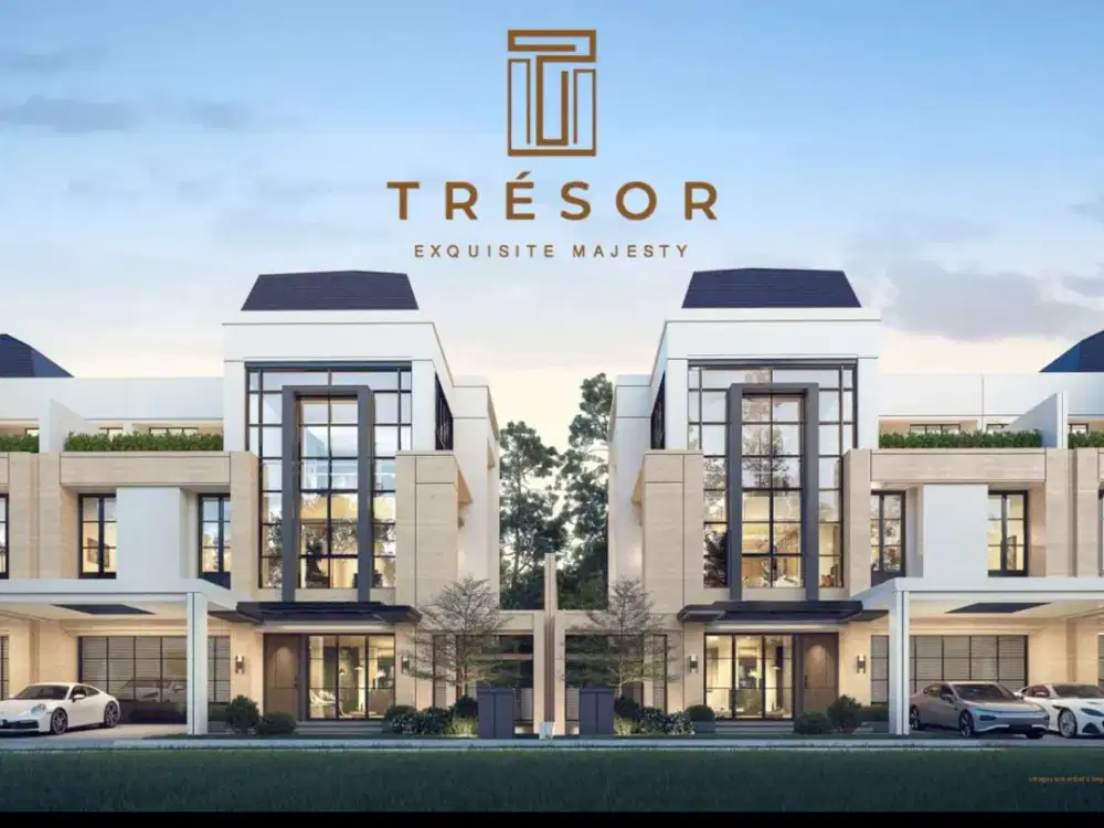 Dijual Hunian 3 Lantai Super Mewah di Perumahan Tresor, BSD City, Tangerang
