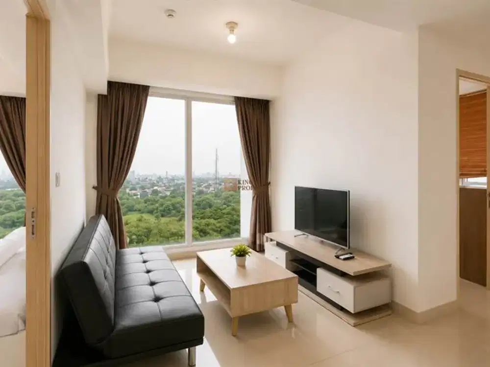 Dijual 2BR Apartemen TreePark BSD Modern Minimalist Interior View Swimming Pool Dekat AEON Mall BSD, The Breeze, ICE BSD & Eka Hospital