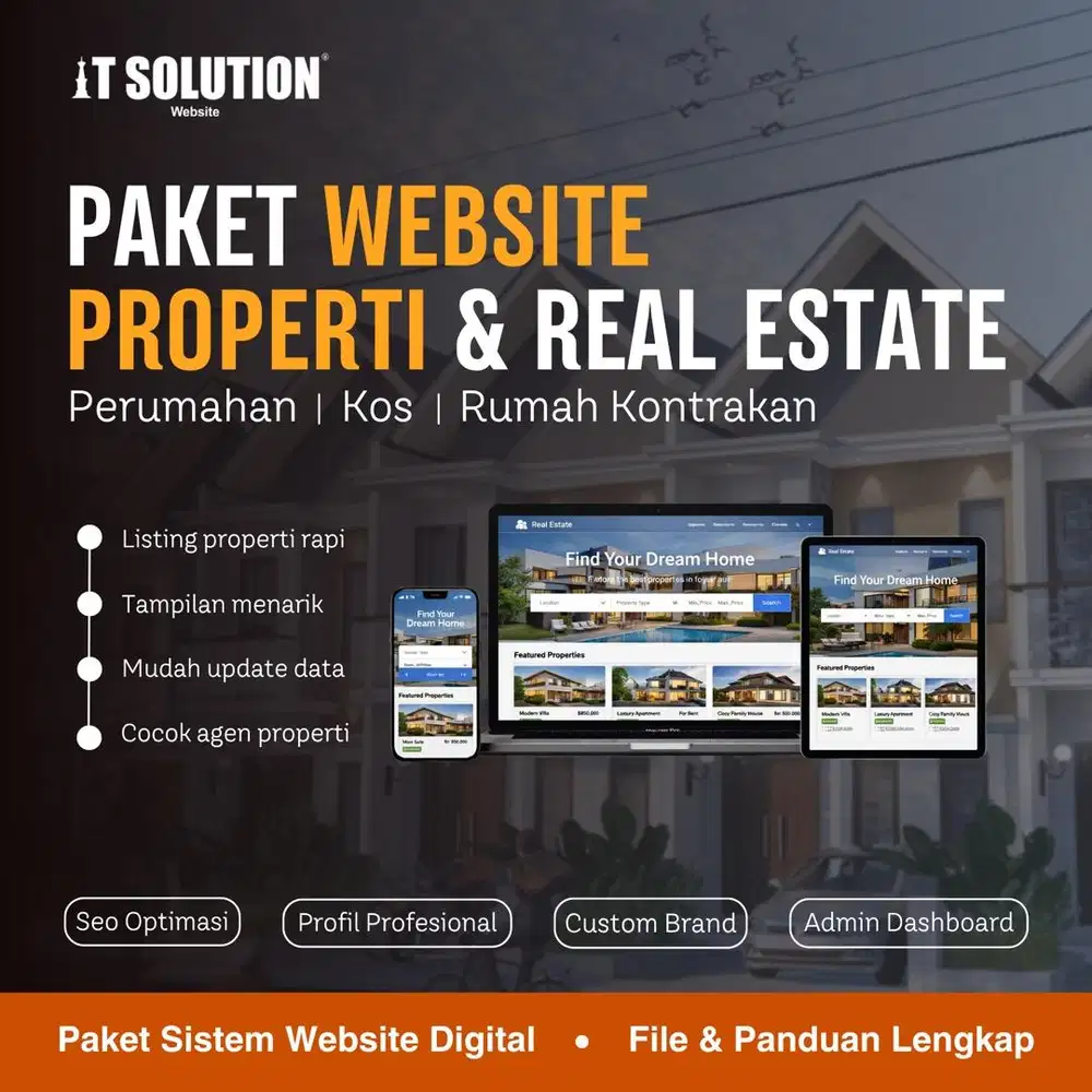 Paket Website Properti dan Real Estate Profesional di Pekanbaru
