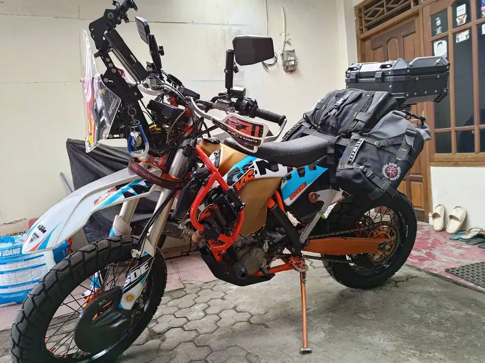 DIJUAL KTM 500 EXC Six Days 2014 Full Adventure/Rally Build LANGKA