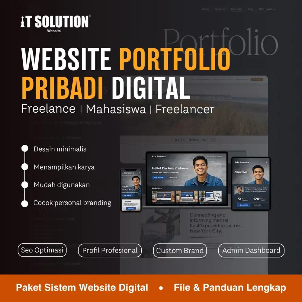 Paket Pembuatan Website Portofolio Pribadi Digital di Pekanbaru