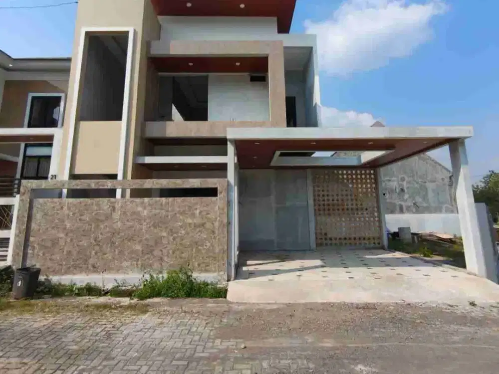Rumah Minimalis 2 Lantai Progress Bangunan 90% di Penataran Kalipancur Semarang