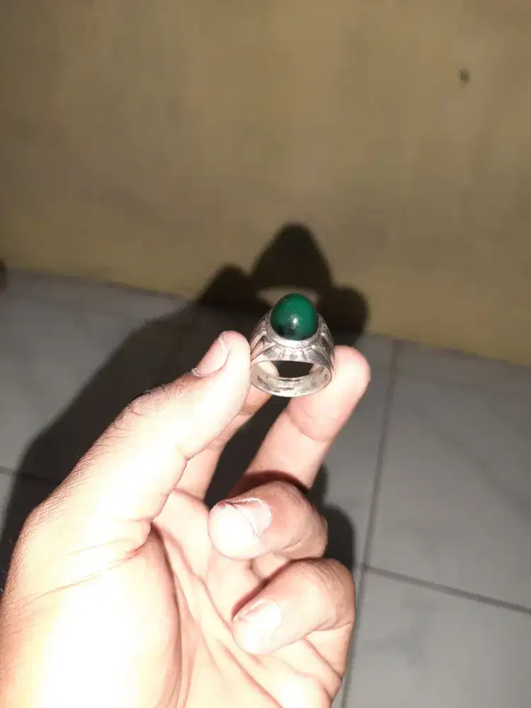 Batu cincin bacan ring perak