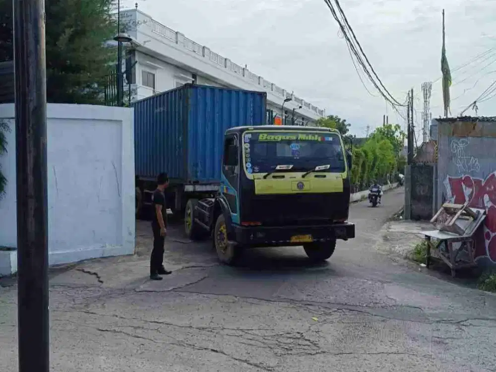 DISEWA GUDANG MURAH 1 LANTAI LUAS 176 M HARGA 180 JT 2 TAHUN NETT DI PREPEDAN MENCENG