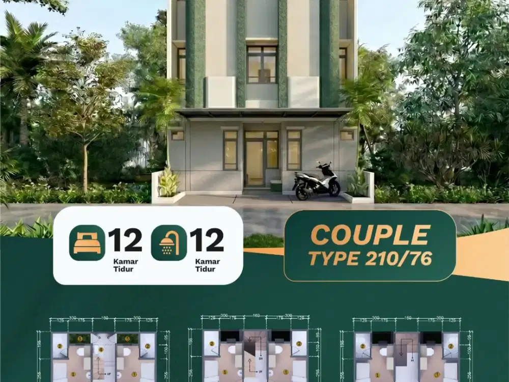 Dijual Kost Kosan Murah Hanya 2 Menit Ke Kampus UI Depok - Harga Nego