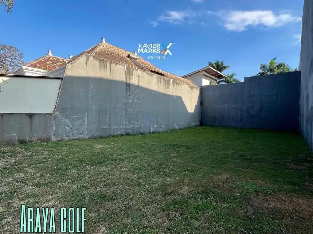 Tanah siap bangun di cluster Favorit Araya Golf Malang