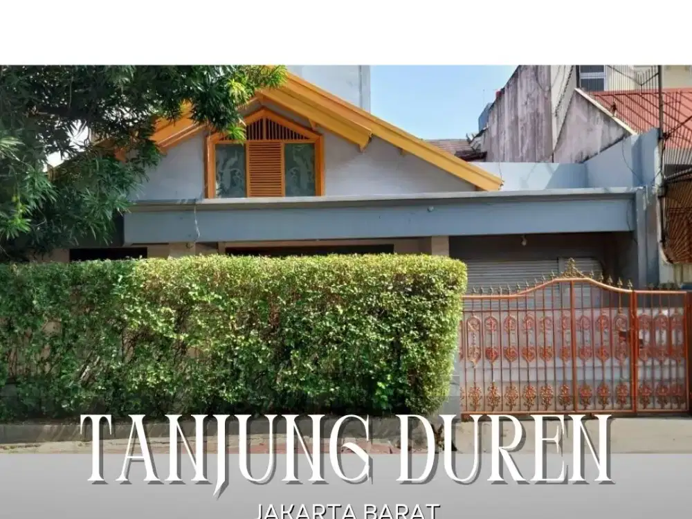 DISEWAKAN JARANG ADA RUMAH BISA UNTUK USAHA KOMERSIAL DI TANJUNG DUREN JAKARTA BARAT