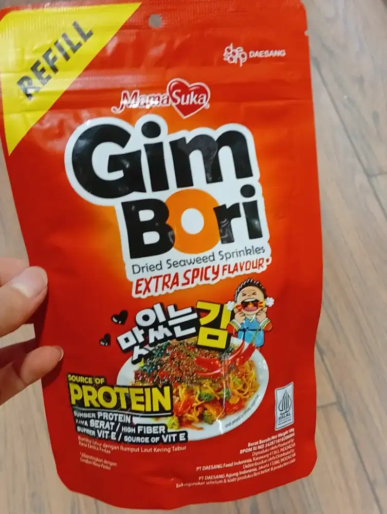 Mamasuka Gim Bori Spicy 50G