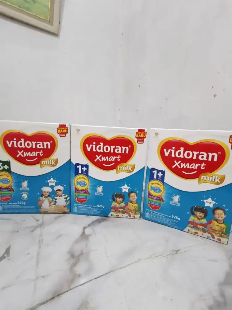 Susu vidoran xmart 1+ rasa vanila