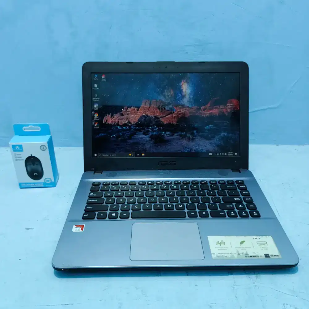 Laptop Asus Slim Ram 4GB Siap pakai Win 10