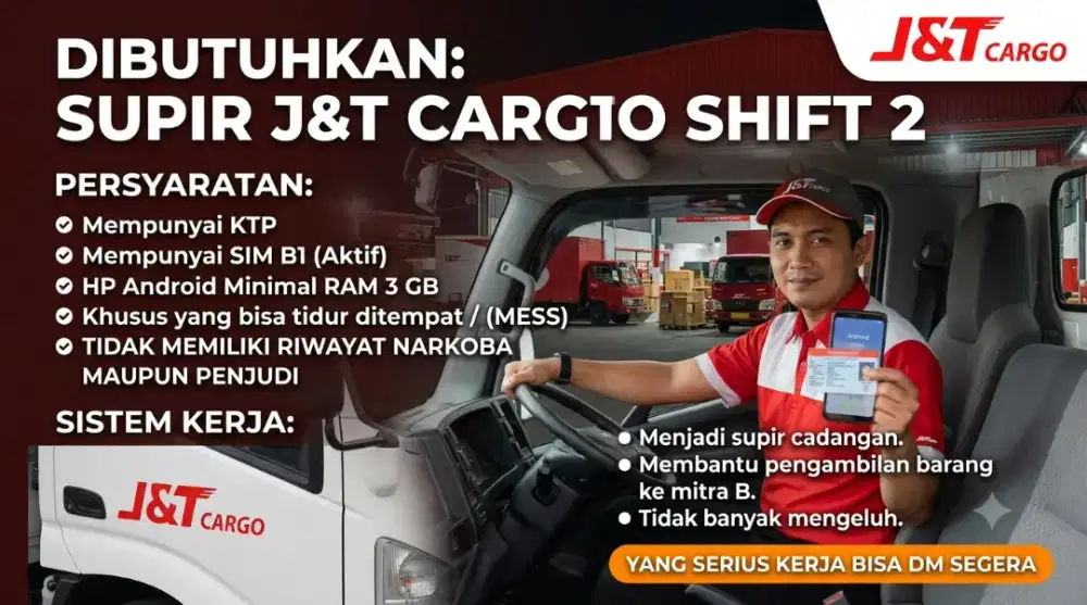 SUPIR TRUK MINIMAL BISA