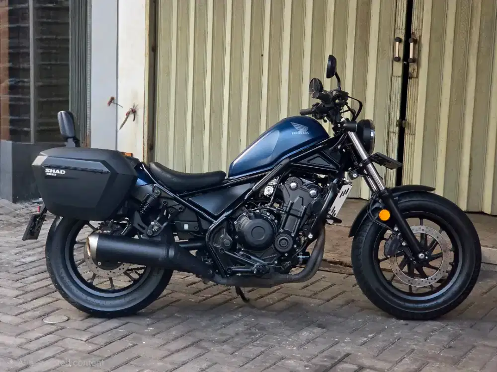 Moge Cruiser Honda Rebel/Cmx 500 th 2021 Pmk km11rb Modif Like New