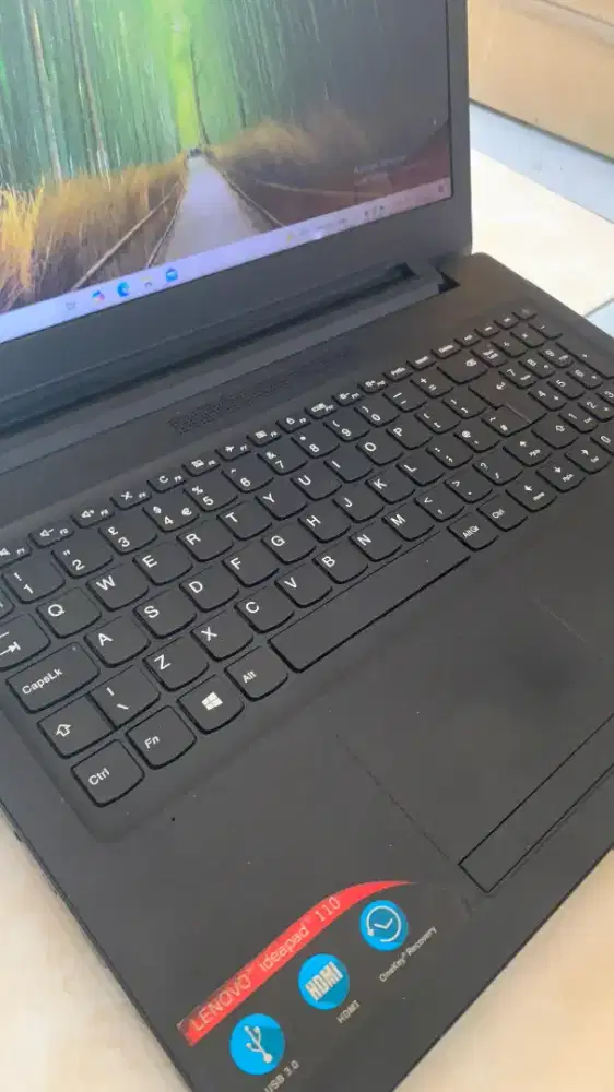 Lenovo IdeaPad 110-15IBR RAM 4GB HDD 500GB Siap Pakai
