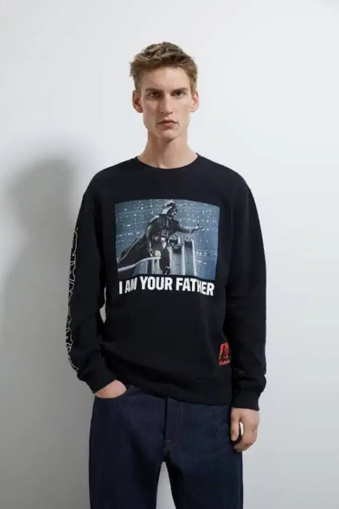 Zara Original Crewneck Special Edition Sweater Nt stussy Thrasher h&m