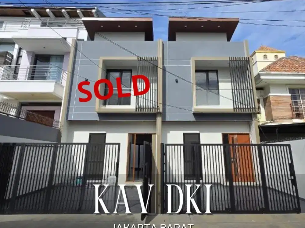 DIJUAL SANGAT MURAH BRAND NEW HOUSE 2 LANTAI DI KAV DKI JAKARTA BARAT