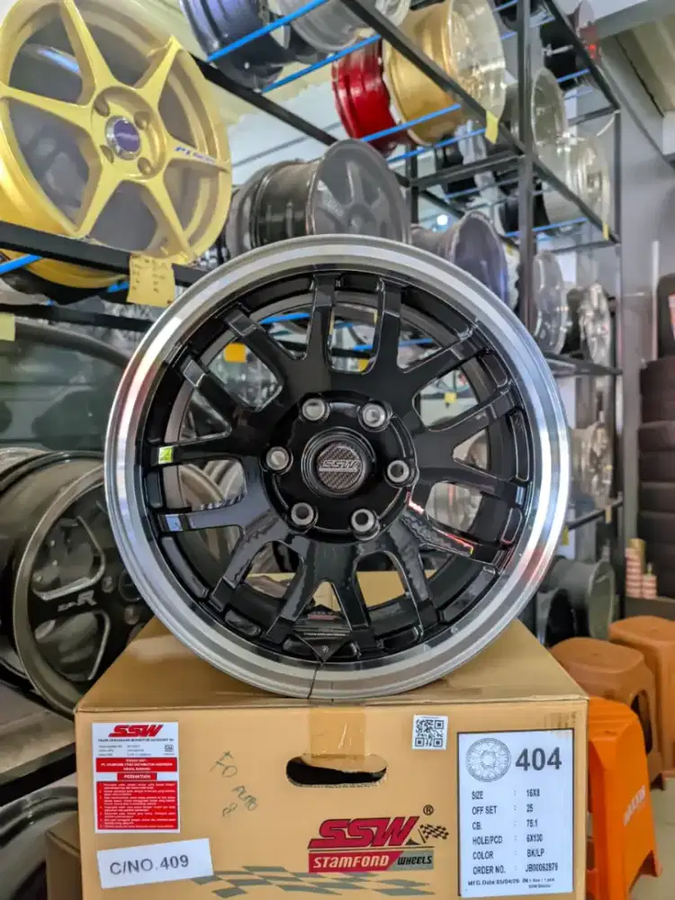 Velg hiace premio ssw s404 r16 6x130 lbr8 et25