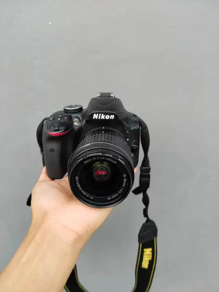 Nikon D3400 fullset Box Murahh !! Second Like New