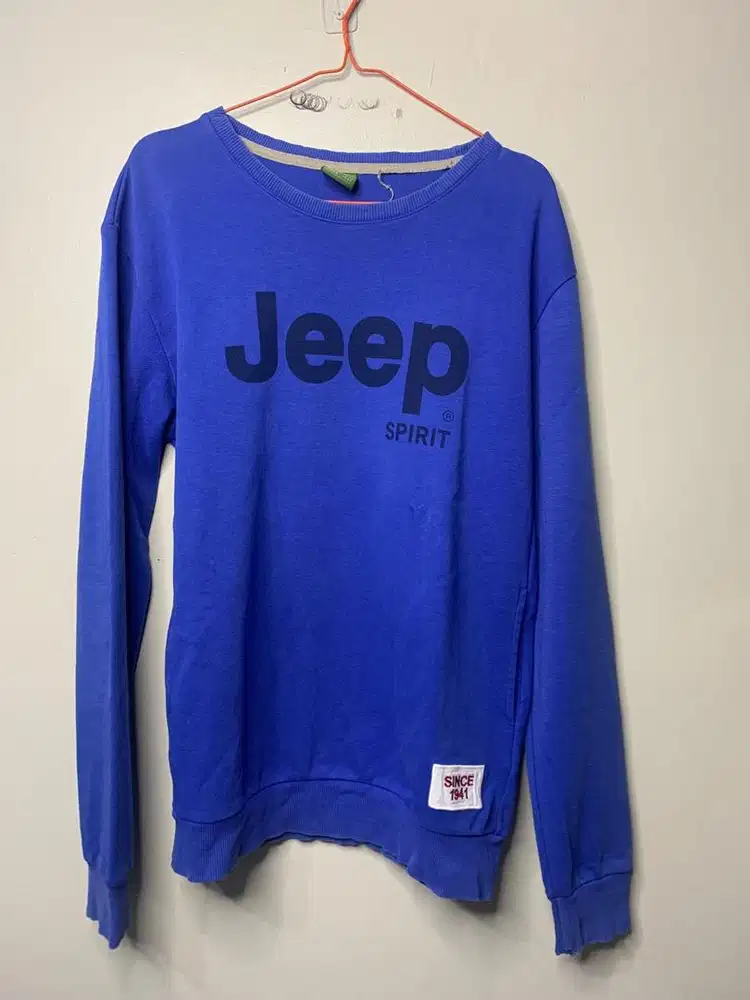 Crewneck biru jeep
