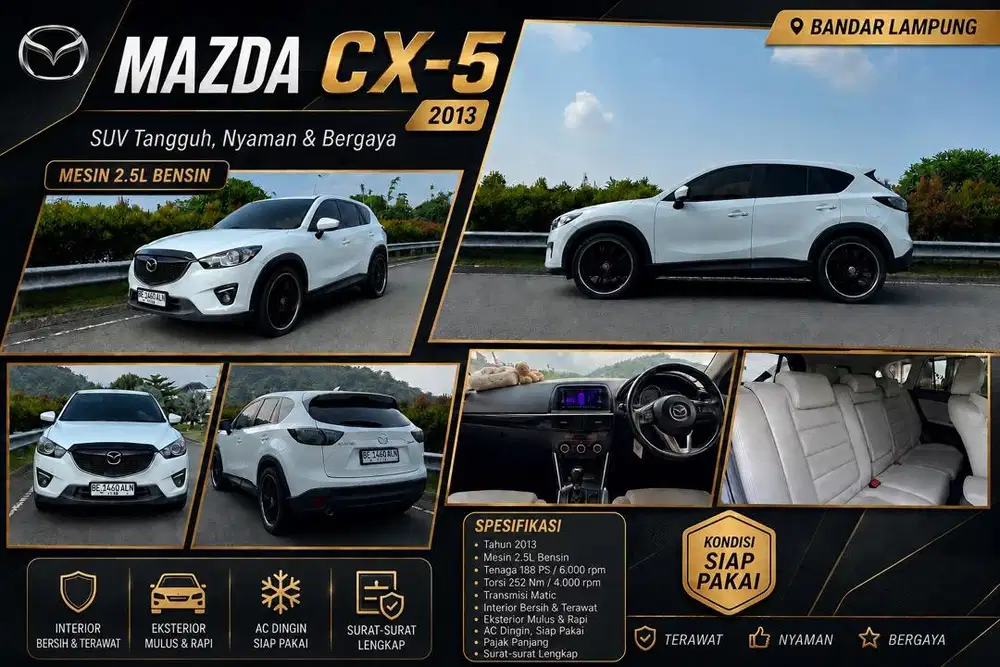 Mazda CX-5 2.5 AT Terawat – Siap Pakai
