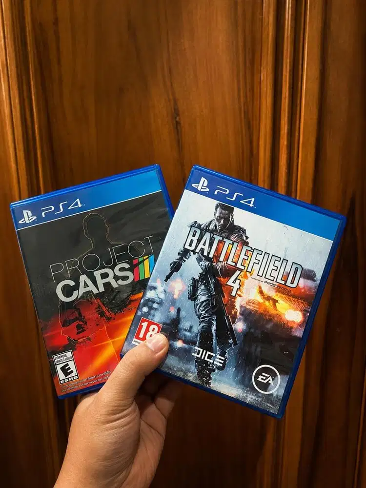 Kaset PS4 Murah Dapet 2 Battlefield 4 + Project CARS, Original