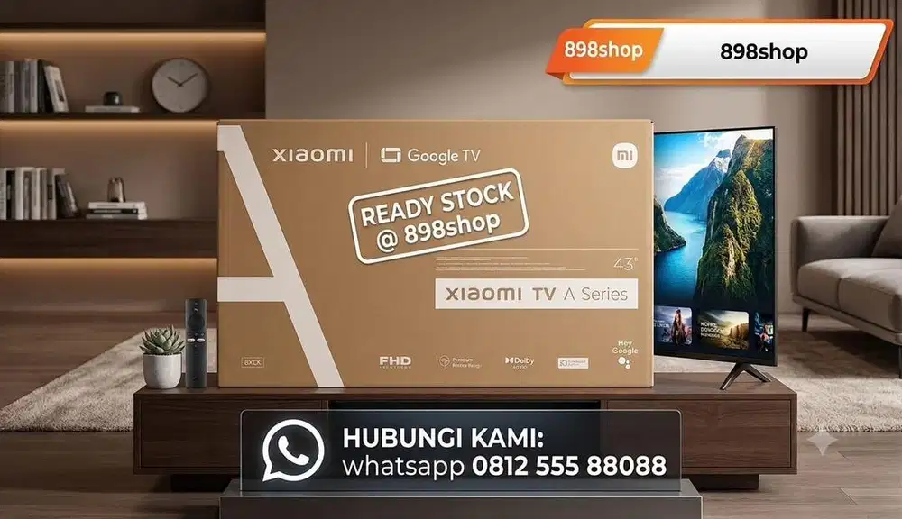 Xiaomi TV 43 Google TV Android FullHD Digital TV Dolby Remote Voice