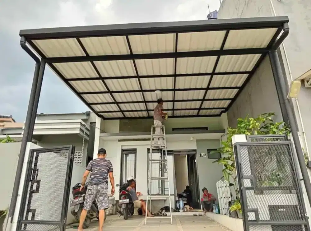 kanopi alderon rs minimalis +talang air