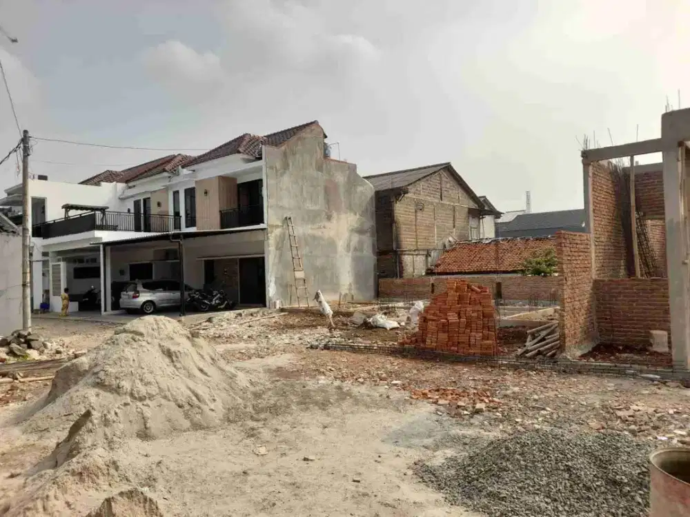 Unit ready stok hunian cluster dinding ful batamerah lokasi dekat stasiun LRT Jatibening