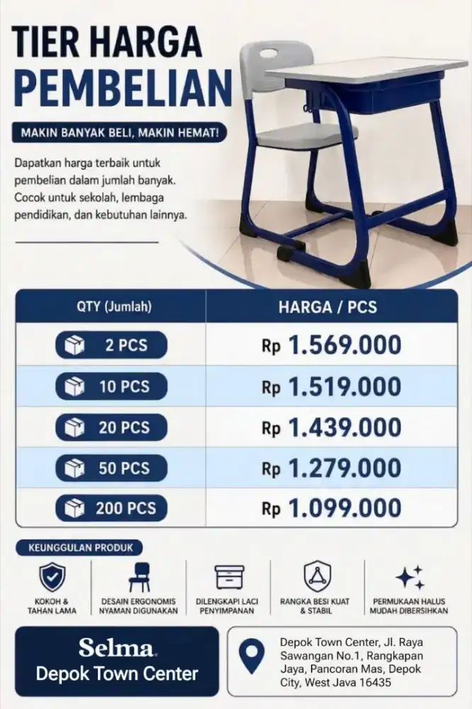 Kursi Sekolah Murah