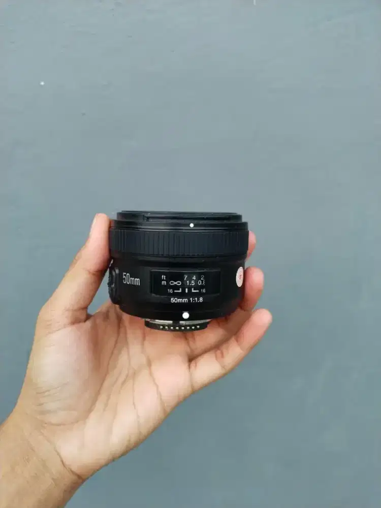 Lensa fix youngNou 50mm 1.8 for Nikon second Like New