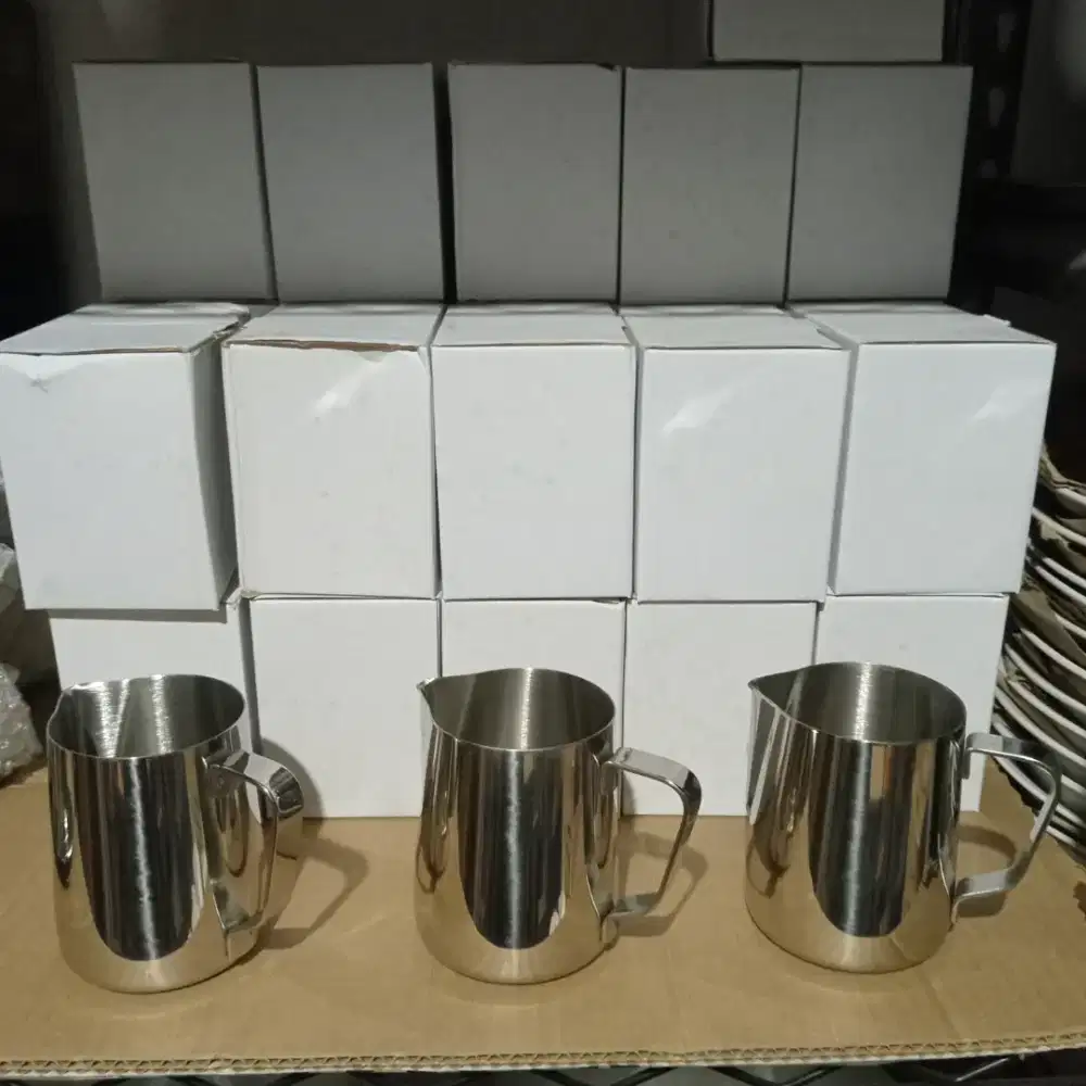 Milk jug 350ml baru stainless