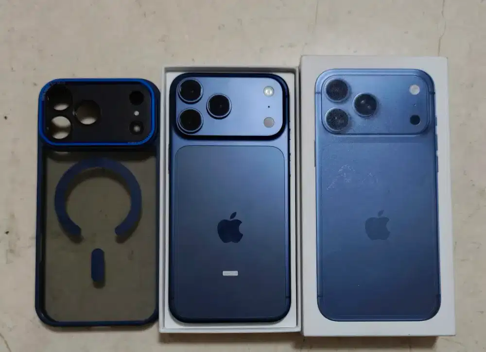 Iphone 17 Pro Max 1TB Garansi Resmi Ibox Fullset BH 100 Deep Blue