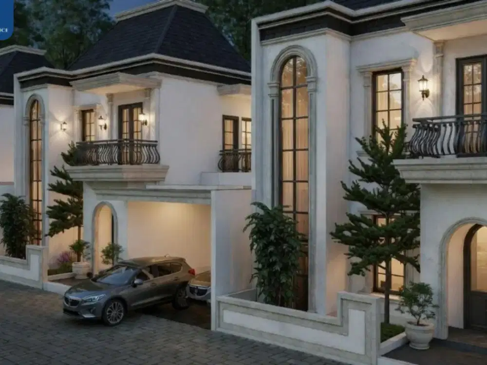 Dijual Rumah Mewah Baru 2 Lantai Jogja SHM desain American Classic