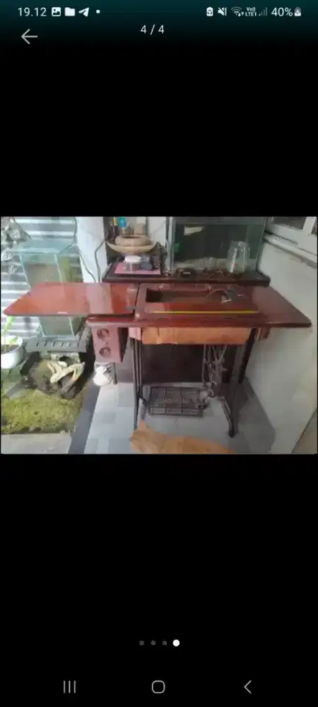 Meja mesin jahit shanghai
