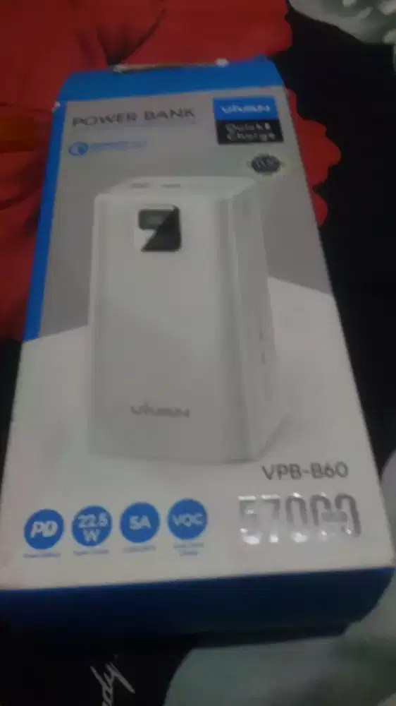Powerbank merek vivan 57000mah 22.5w fash charging