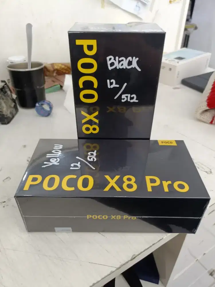 Poco X8 pro 5g 12/512 yellow black new segel