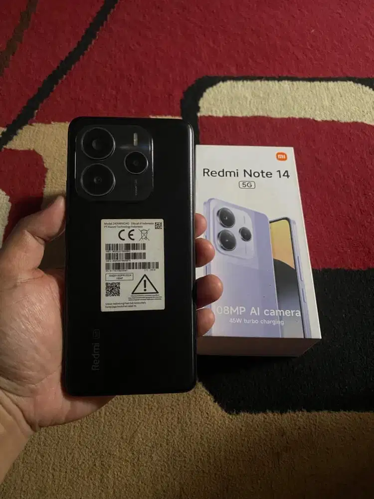 BISMILLAH REDMI NOTE 14 5G RAM 8/256 FULSET MULUS