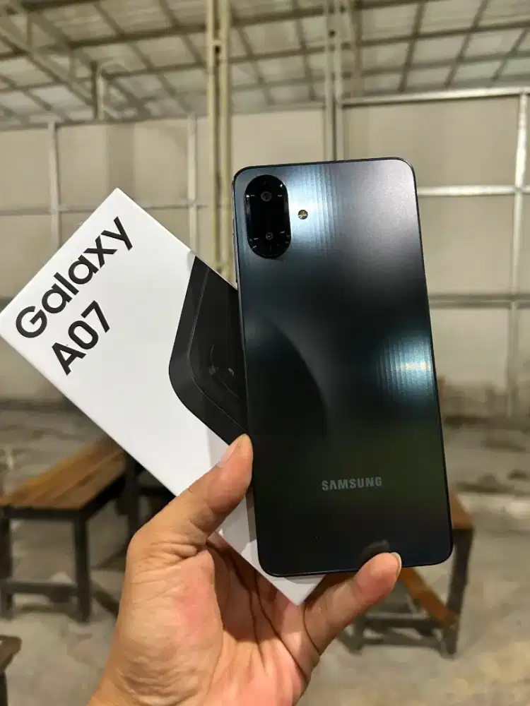 Samsung A07 6/128GB Fullset Mulus pemakaian singkat
