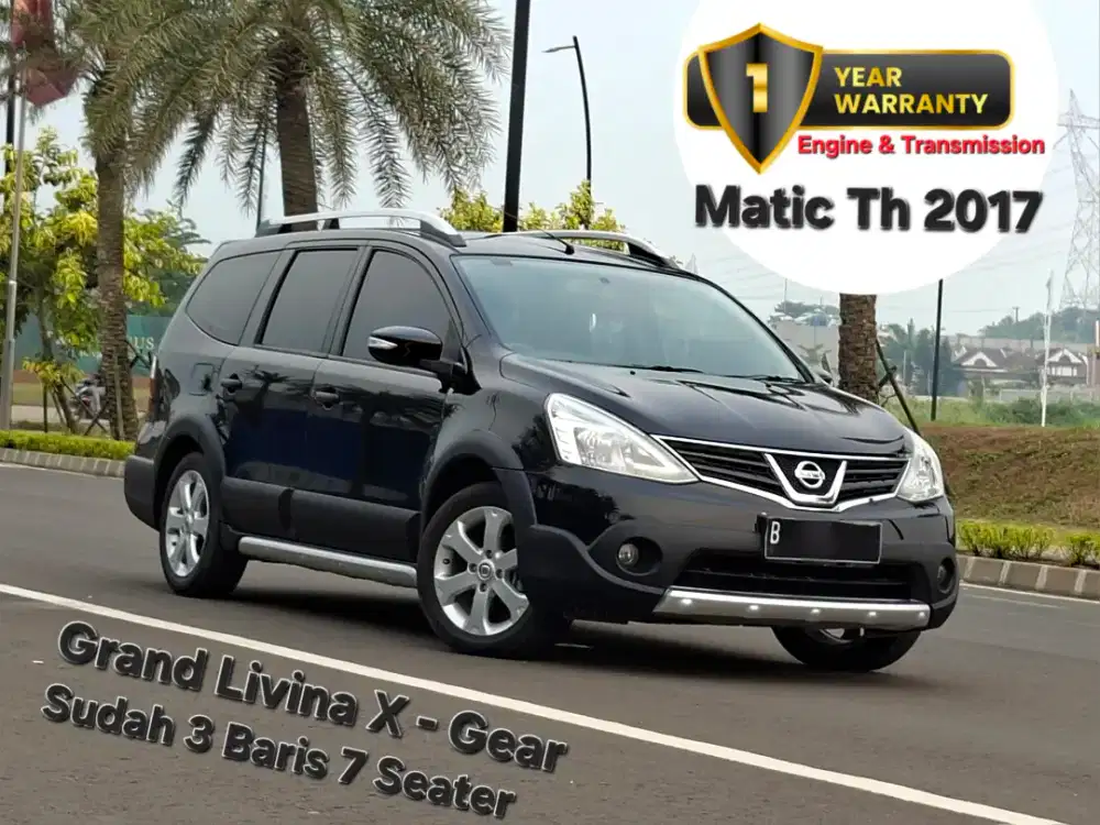 Pajak Panjang 3 Baris 7 Seater Grand livina X Gear Matic 2017