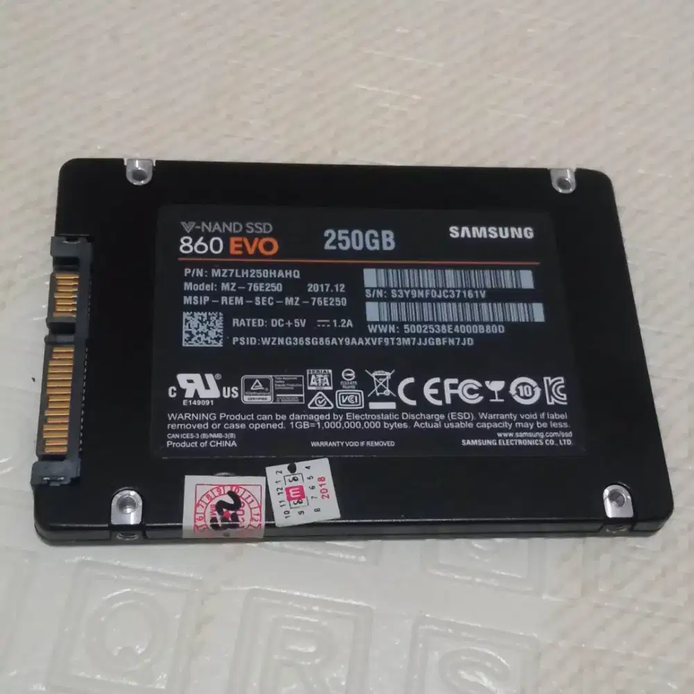 SSD Samsung 860 EVO 256GB SATA3