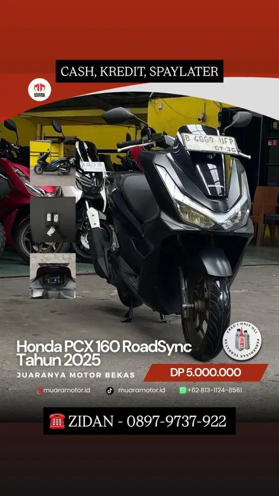 HONDA PCX 160 ROADSYNC 2025 TERAWAT !!!
