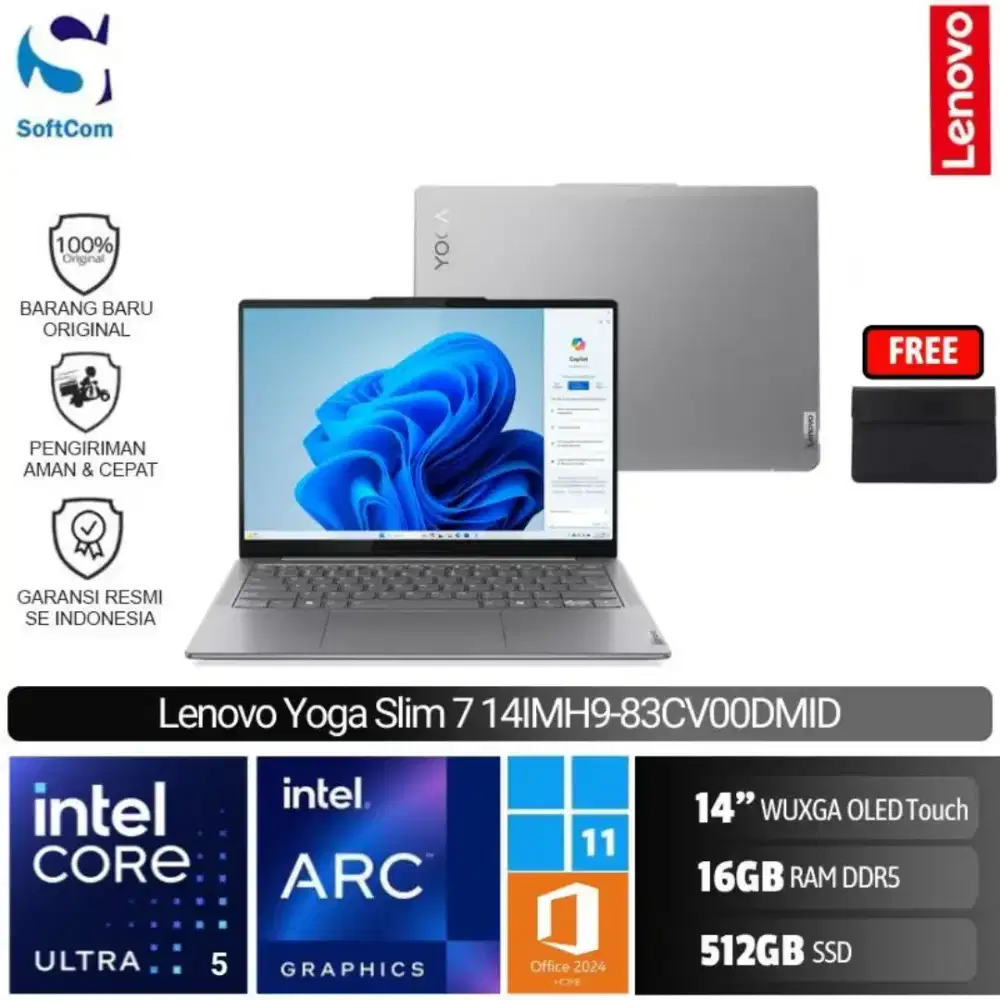 Cicilan laptop Lenovo yoga slim 7 cuma ktp