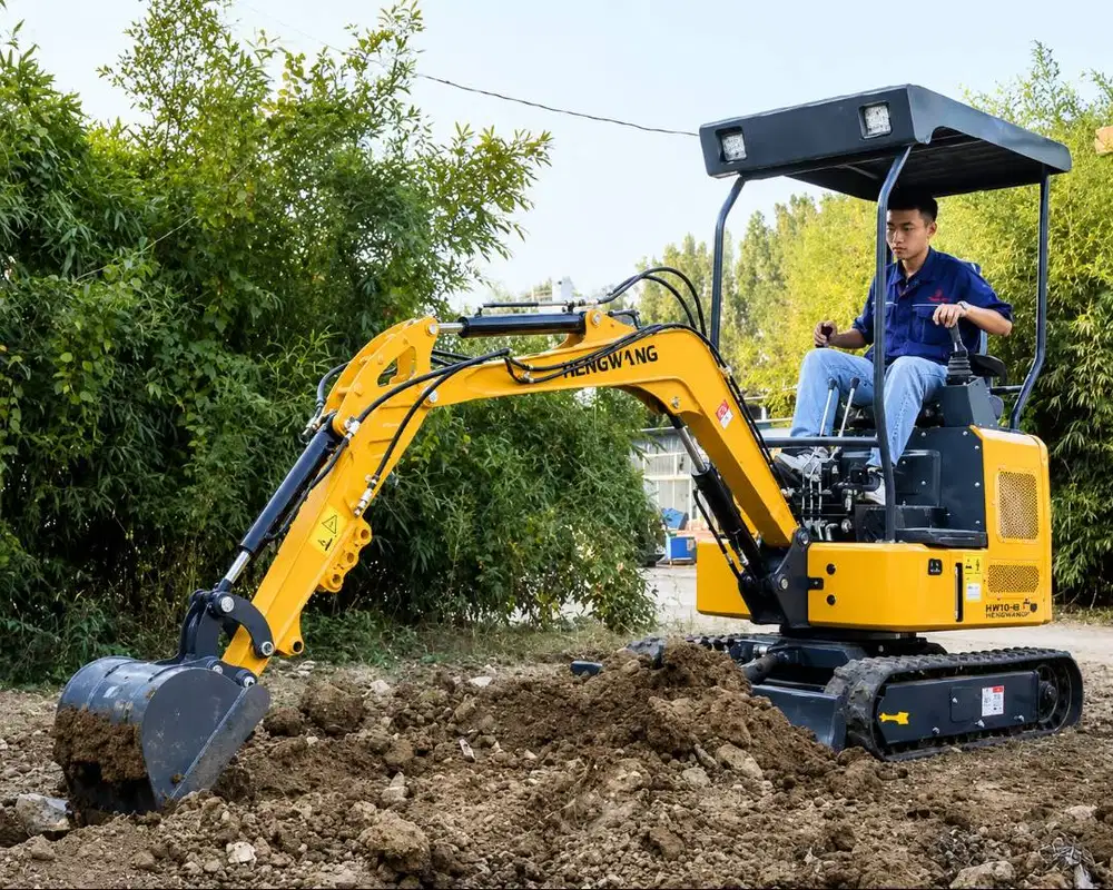 Jual Mini Excavator HENGWANG 1,7 TON Type HW-17 Terlaris Seindonesia