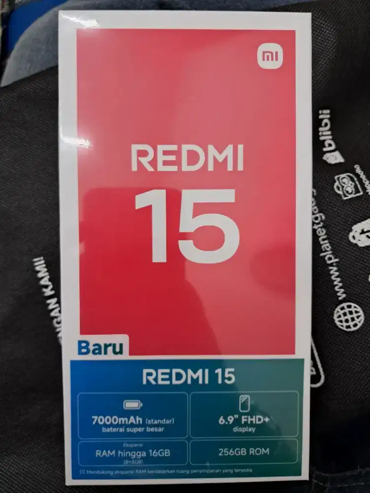 FS JUAL MURAH REDMI 15 RAM 8+8/256 SEGEL