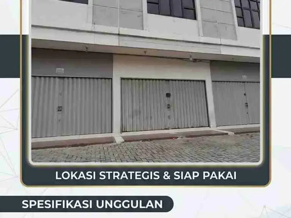 Ruko 2 lantai siap usaha di Jelupang Serpong Tangsel