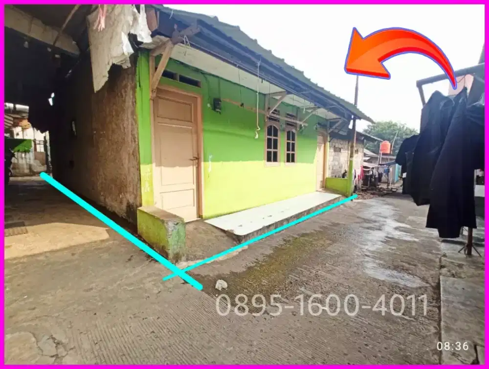 Kontrakan Luas 64m² dua pintu di Kranggan Jatisampurna